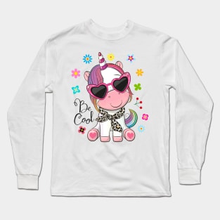 Cute unicorn. Very beautiful design for kids. Long Sleeve T-Shirt